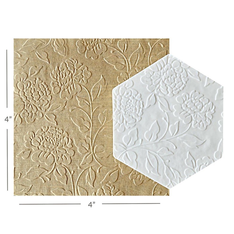 Parchment Texture Sheets - Floral 7