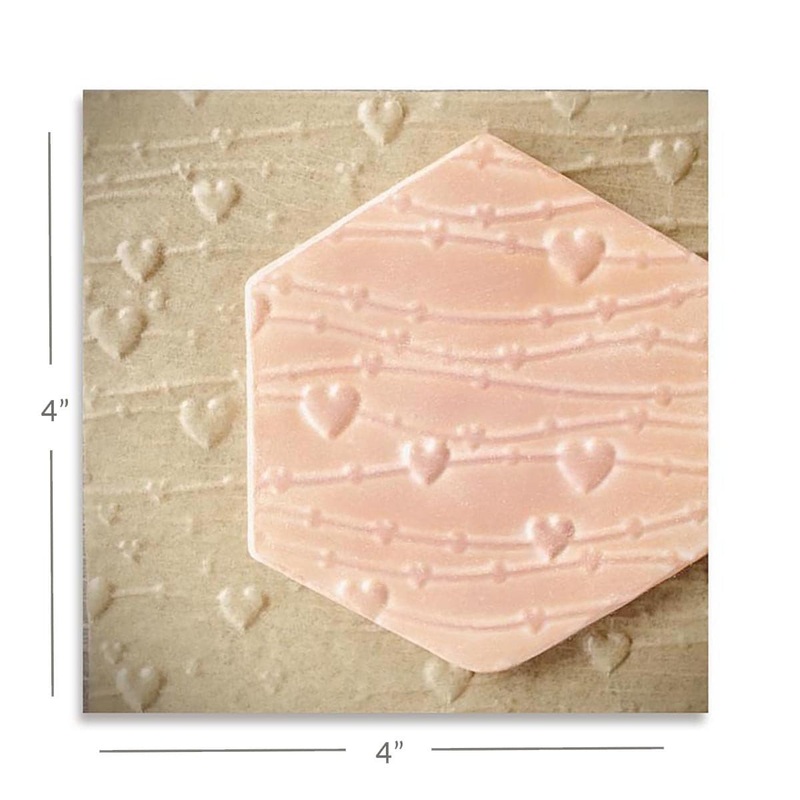Parchment Texture Sheets - Hearts on Strings