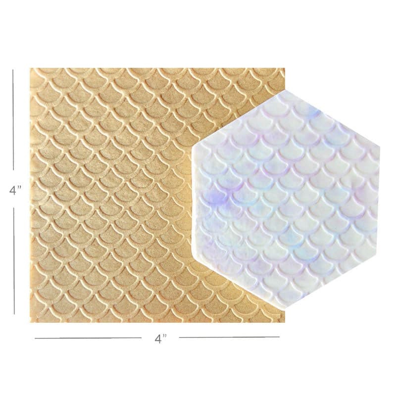 Parchment Texture Sheets - Scallops Mermaid