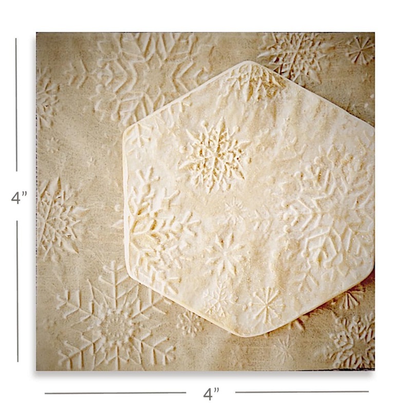 Parchment Texture Sheets - Snowflakes