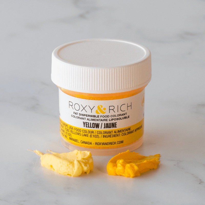 Powdered Food Color for Chocolate - Yellow 5g