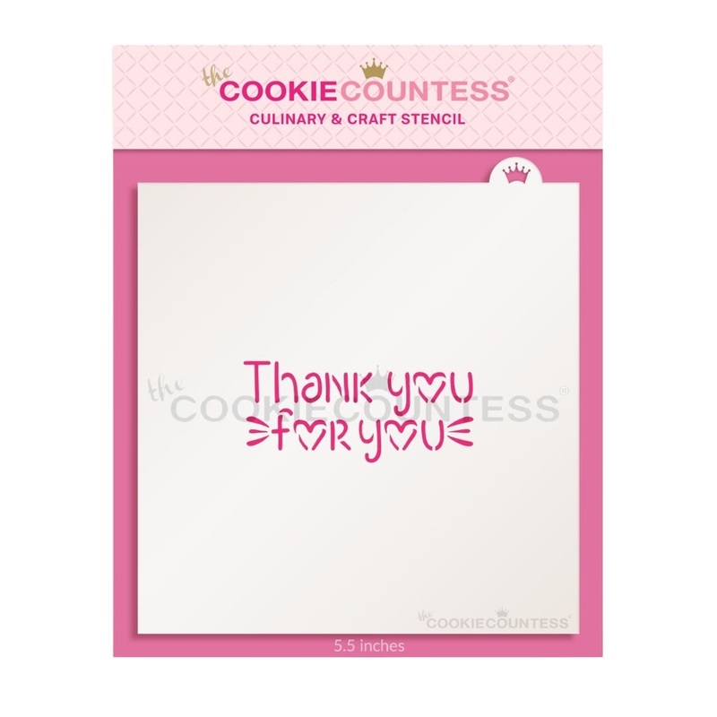 Thank You for You Stencil