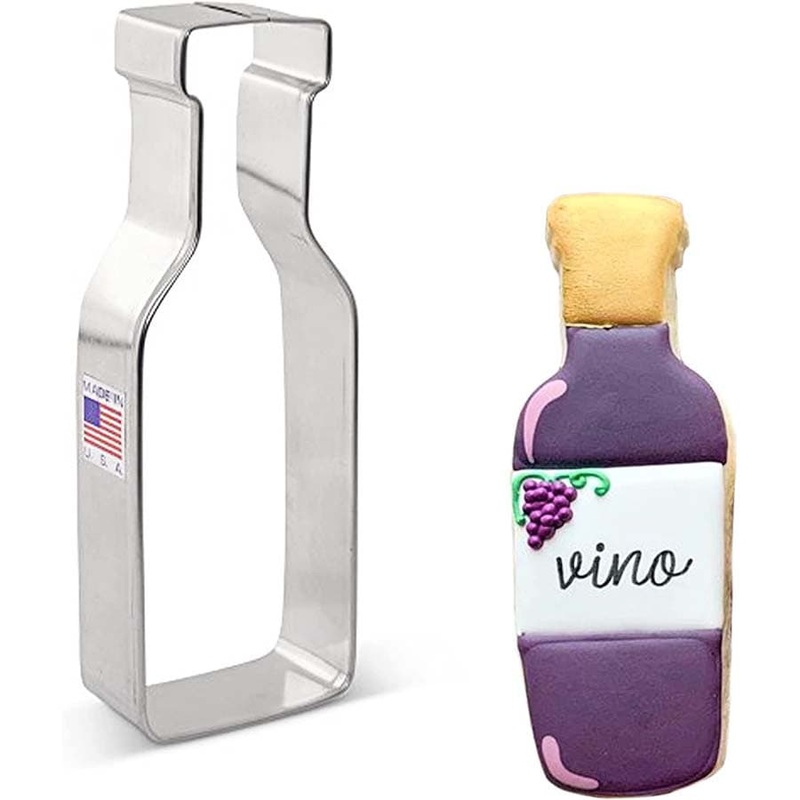Wine Bottle Cookie Cutter 5"
