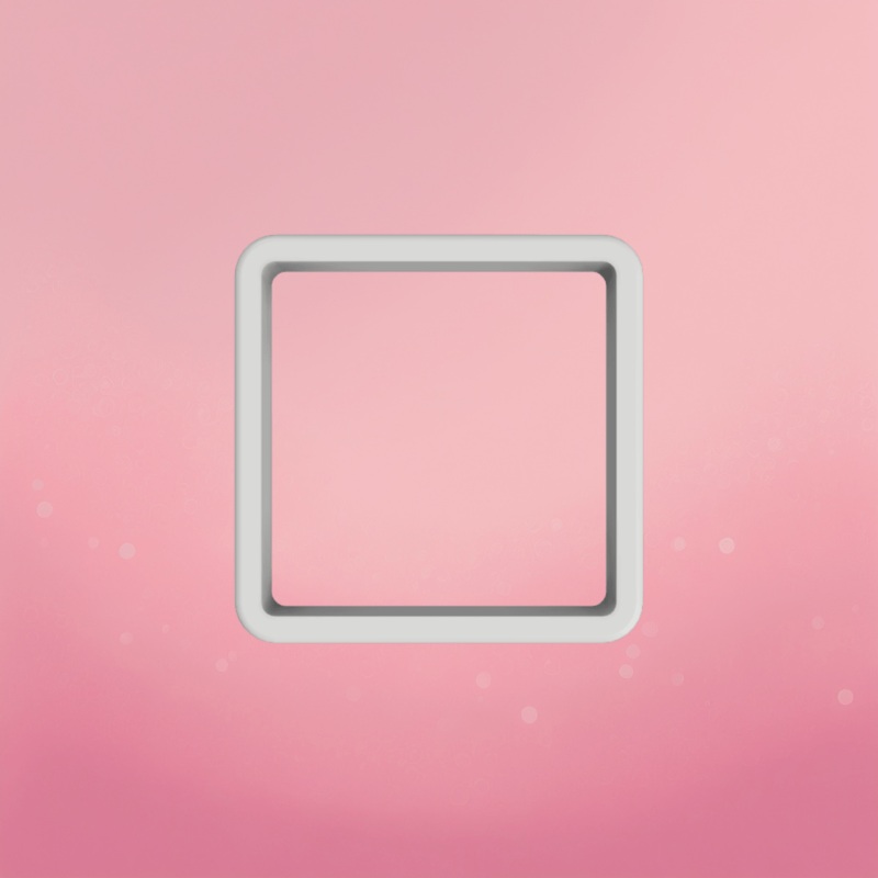 3" Square Cookie Cutter