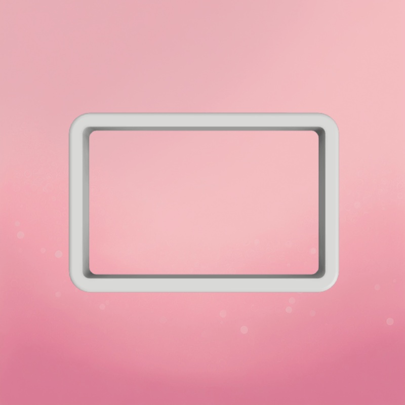 4" Rectangle Cookie Cutter