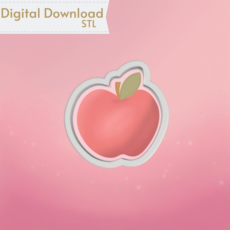 Apple Cookie Cutter STL