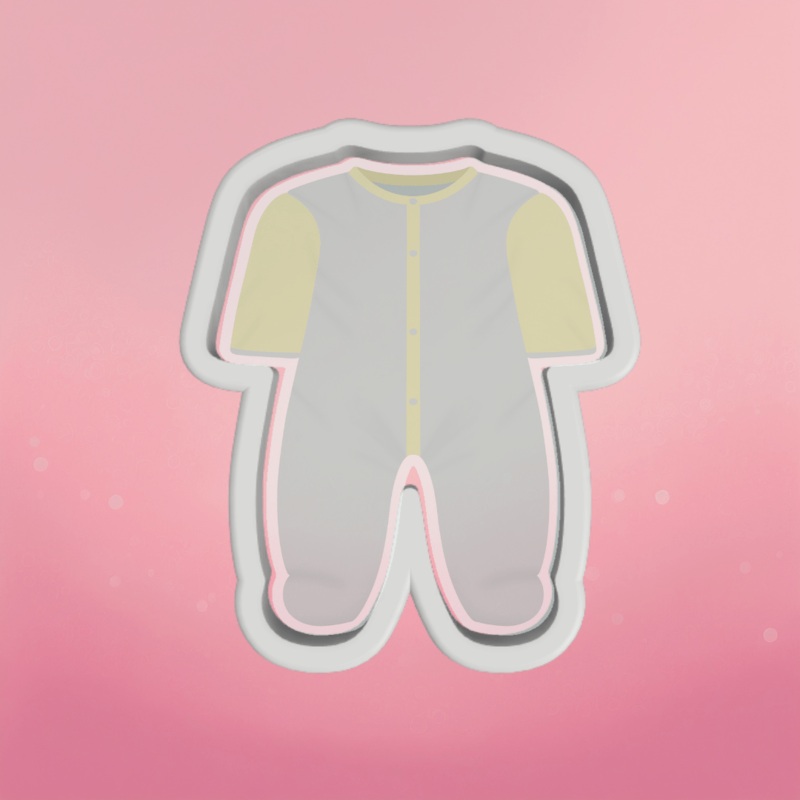 Baby Pajamas Cookie Cutter