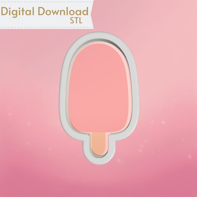 Popsicle Cookie Cutter STL