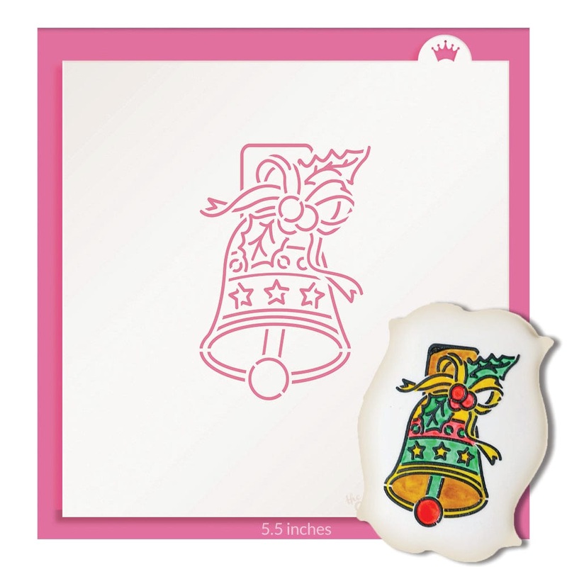 Sleigh Bell with Holly PYO Stencil