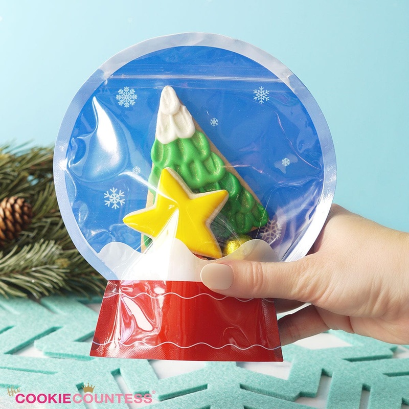 Snow Globe Cookie Bags
