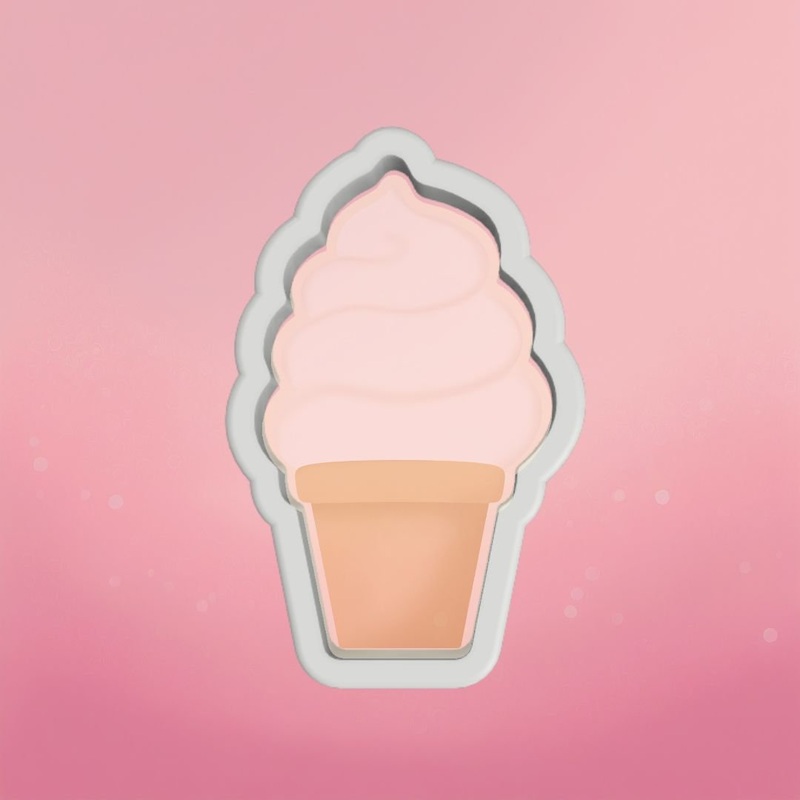 Soft Serve Ice Cream Cookie Cutter