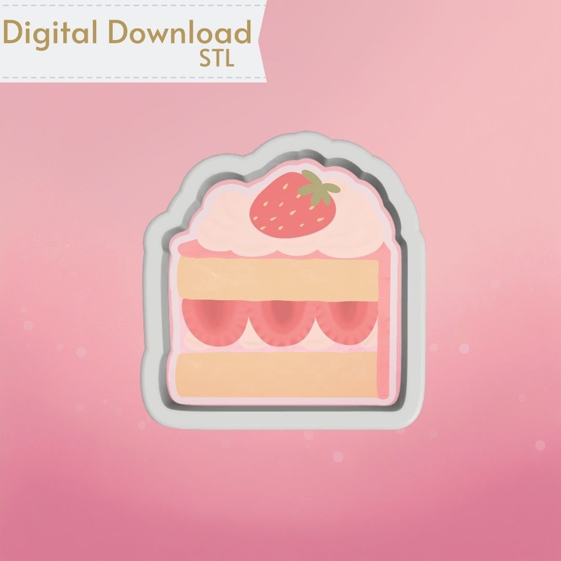 Strawberry Shortcake Cookie Cutter STL