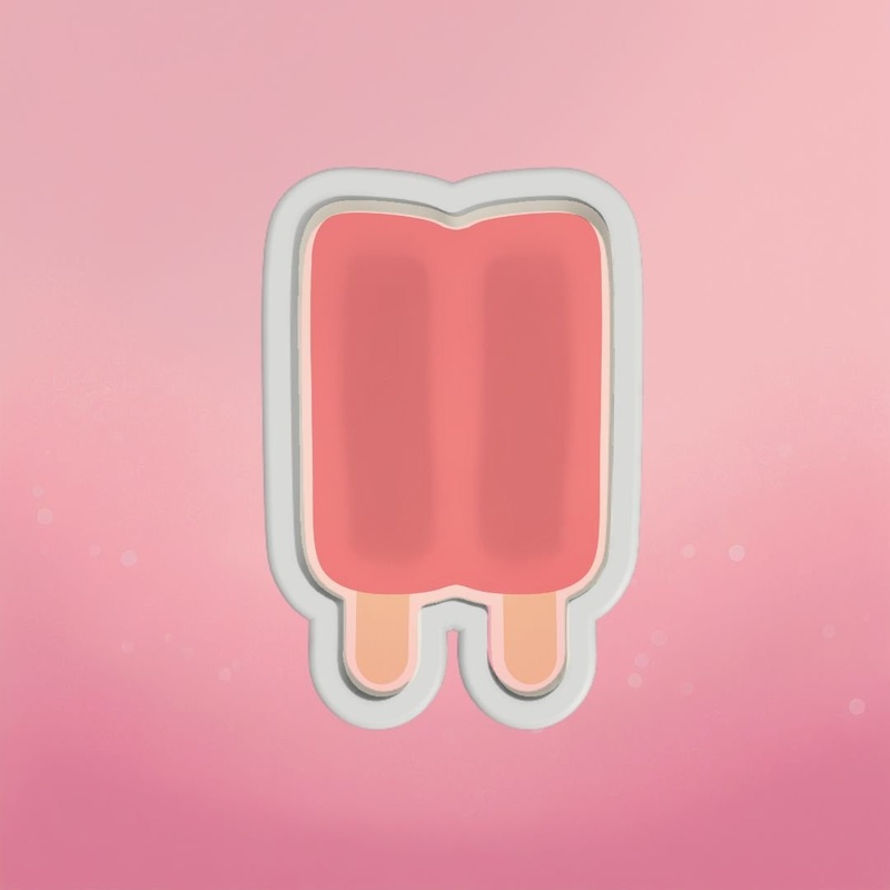 Twin Pops Cookie Cutter