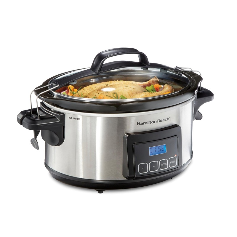 6-Quart Programmable Stay or Go Slow Cooker 33561
