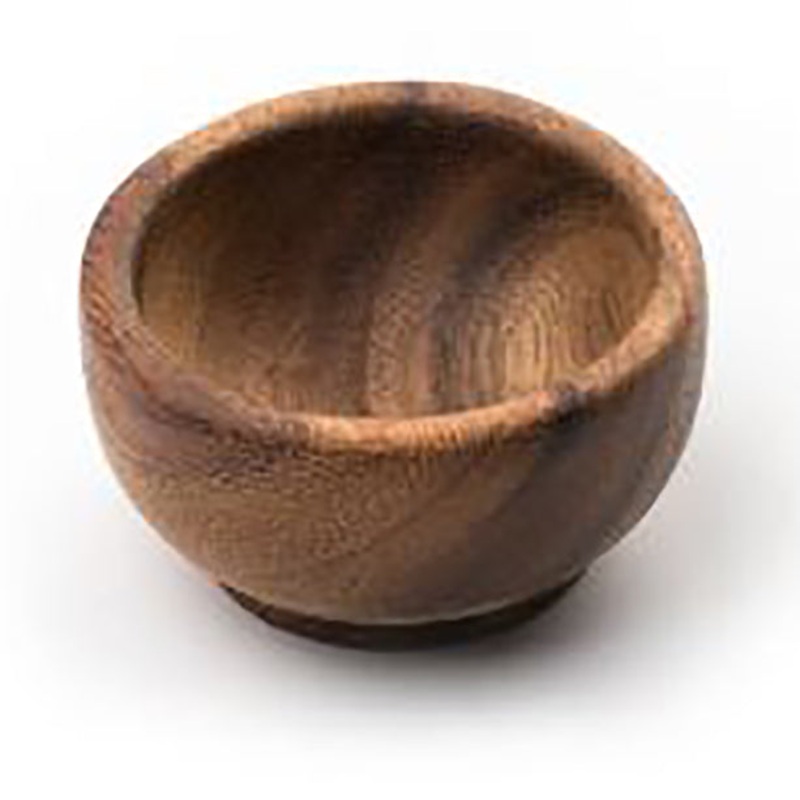 Acacia Wood Condiment Cup 28136