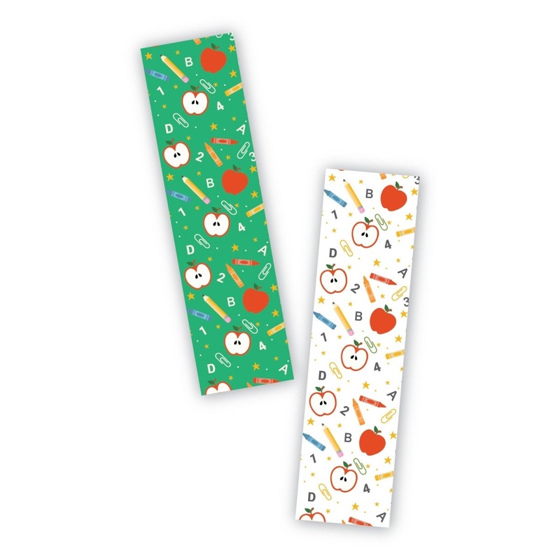 Apples Cookie Backer - Food Safe, Double Sided 2" x 7.5"