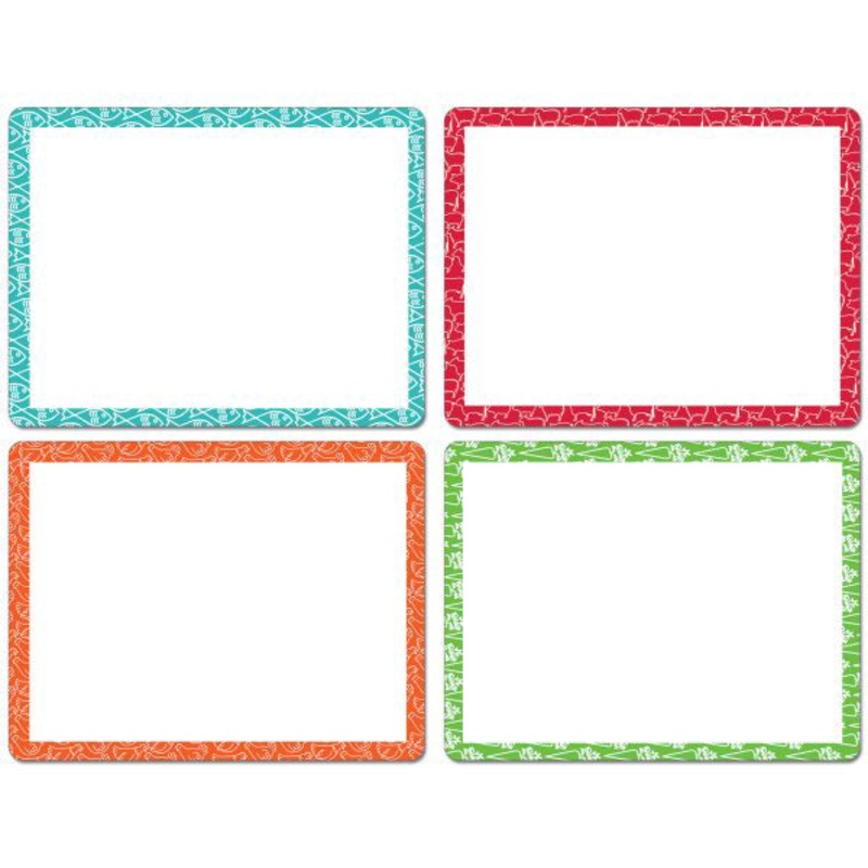 Assorted Borders Flexible Cutting Mats 4-Pack 73417