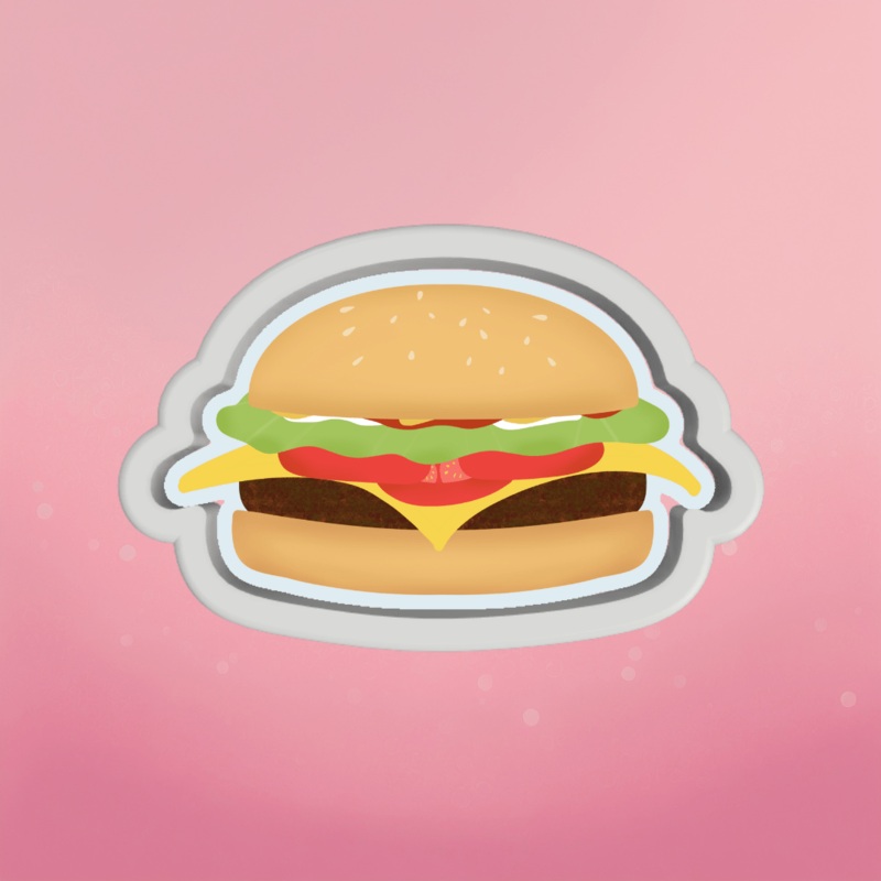 Burger Cookie Cutter