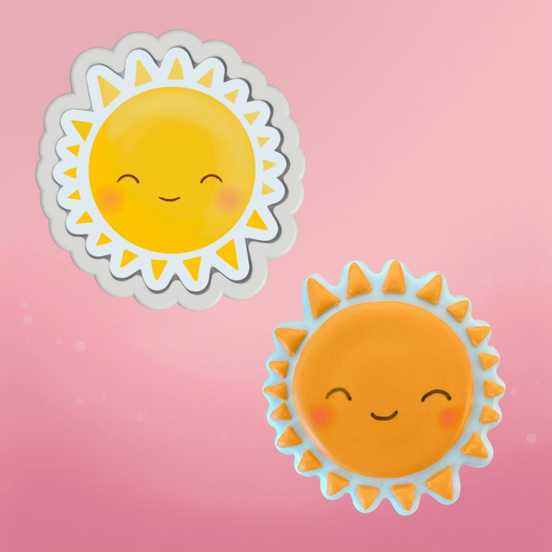 Cute Sun Cookie Cutter