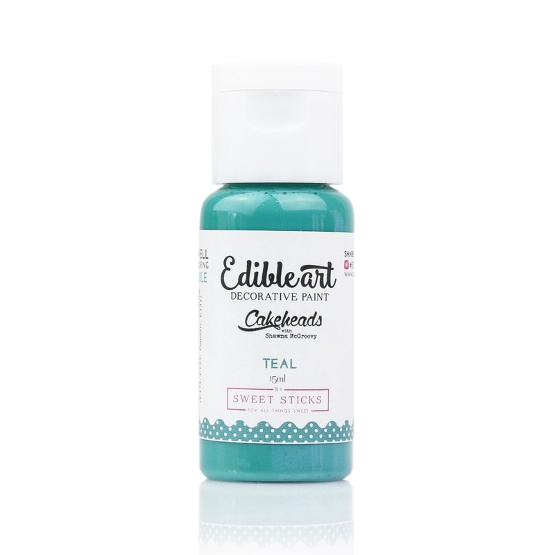 Edible Art Decorative Paint - Teal 15ml
