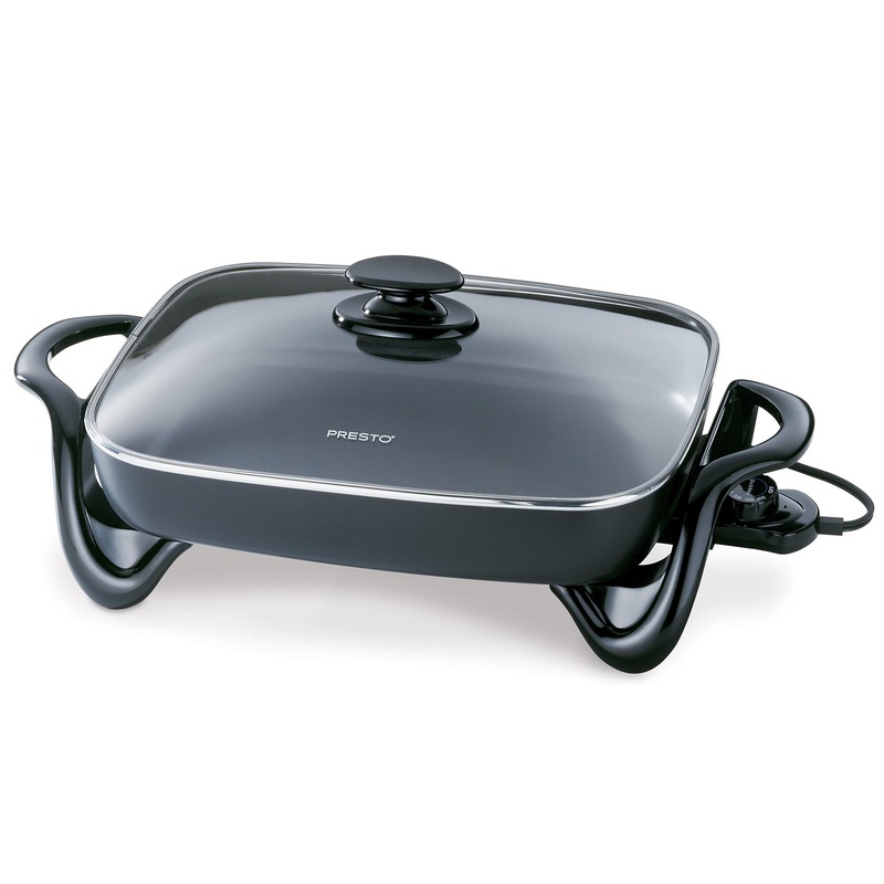 Electric Skillet with Glass Cover 16-inch 06852
