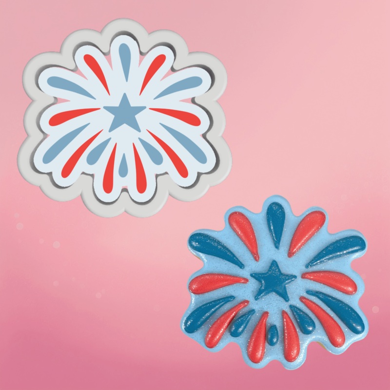 Firework Burst Cookie Cutter