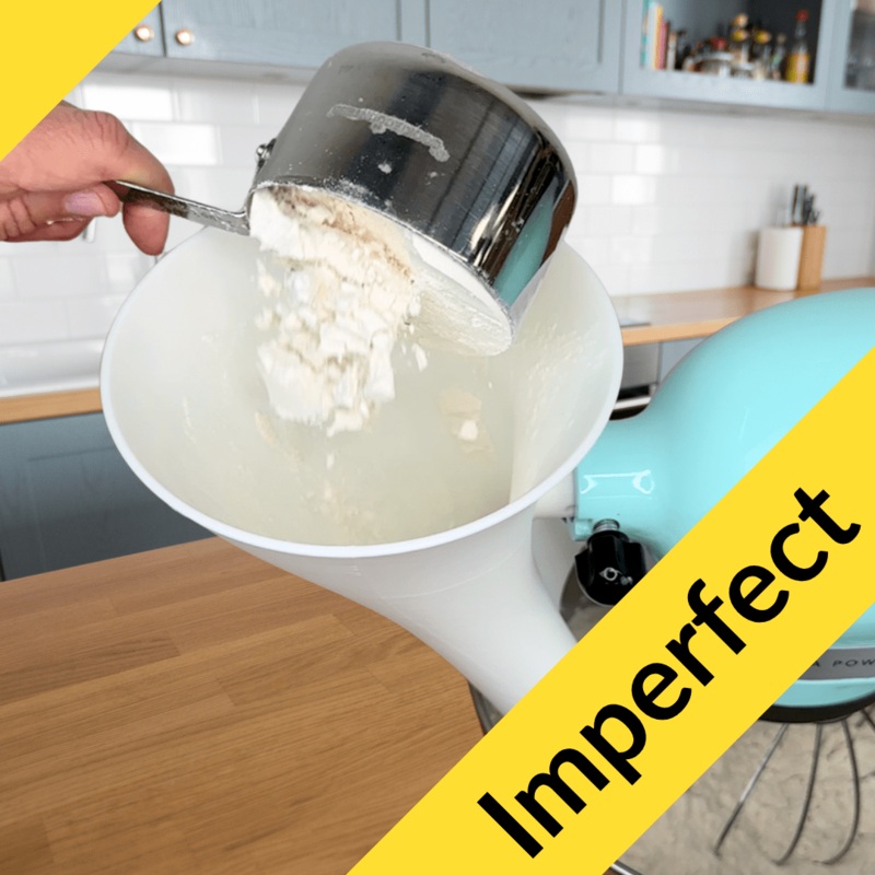 IMPERFECT Countess Flour Funnel- Stand Mixer Attachment
