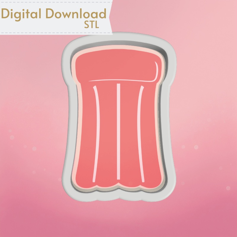 Pool Float Cookie Cutter STL