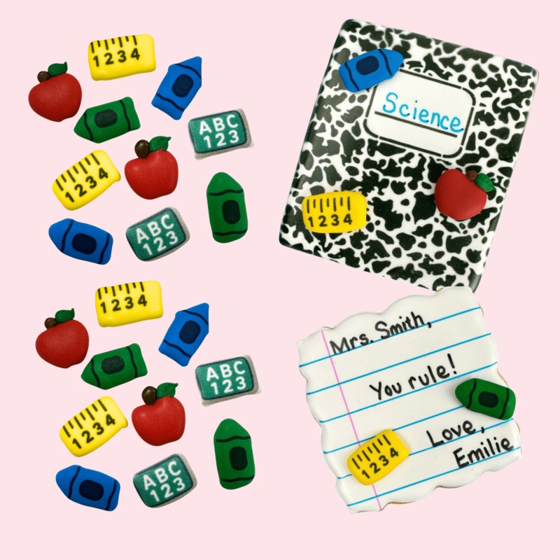 Royal Icing Transfers - School Edition