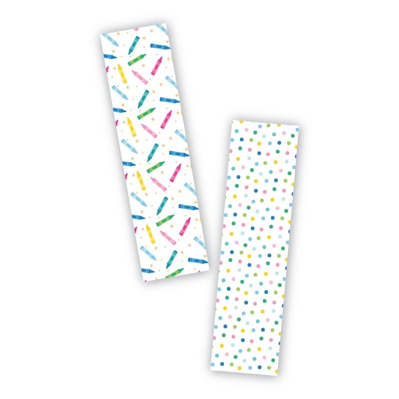 School 2 Cookie Backer - Food Safe, Double Sided 2" x 7.5"