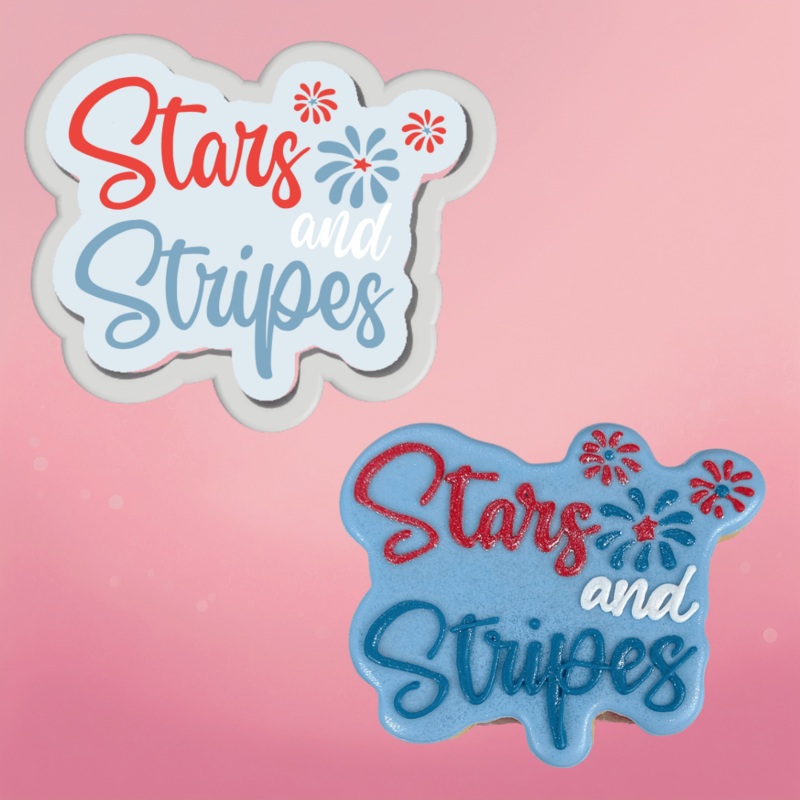 Stars and Stripes Plaque Cookie Cutter
