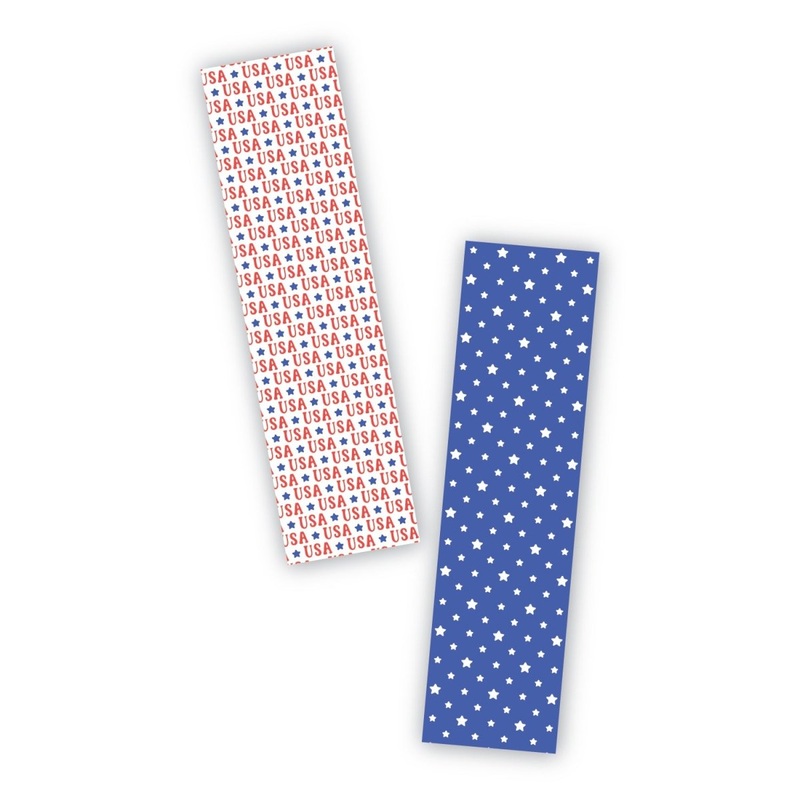 USA Cookie Backer - Food Safe, Double Sided 2" x 7.5"