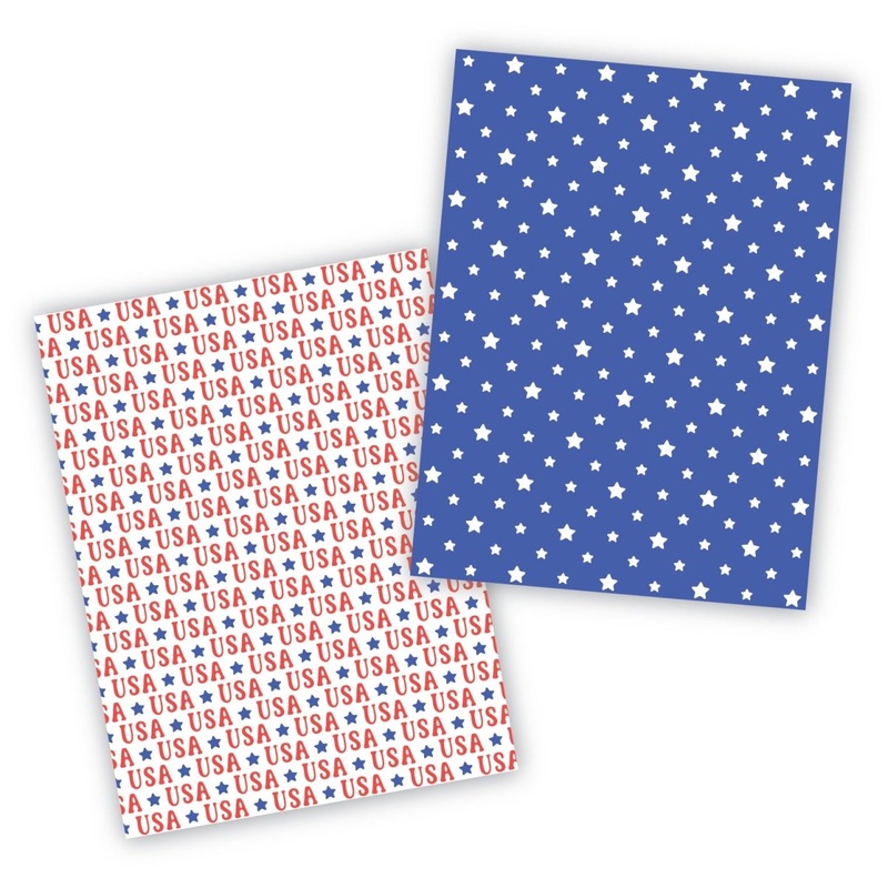 USA Cookie Backer - Food Safe, Double Sided 3.75" x 5"