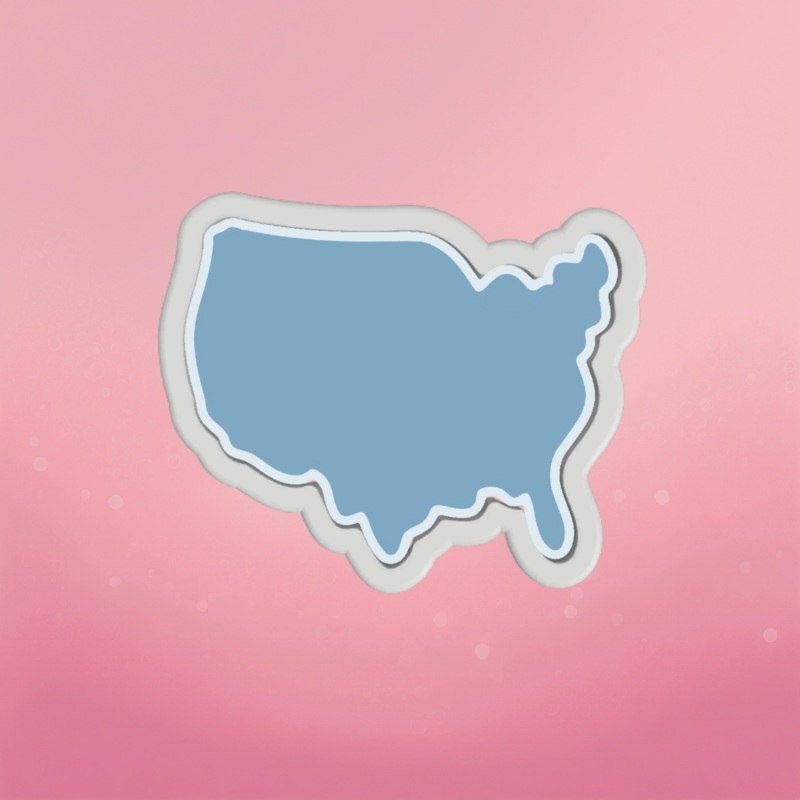 USA Map Cookie Cutter