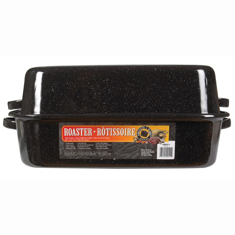 Covered Rectangle Roaster 12x19 Inches 0511