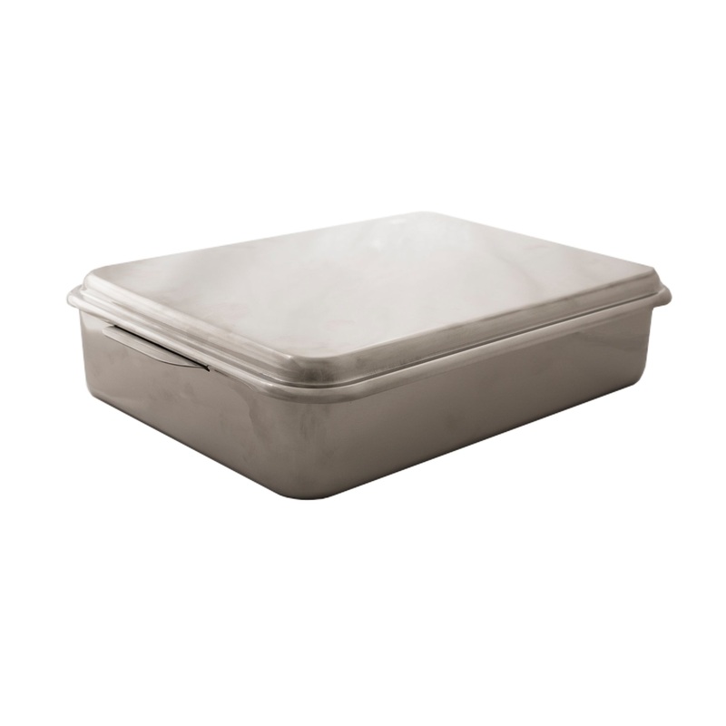 Stainless Steel Covered Cake Pan 8W44