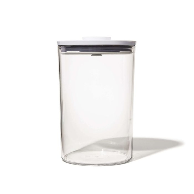 Clear Round POP Canister