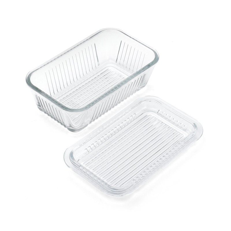 Glass Butter Dish with Cover 5078594
