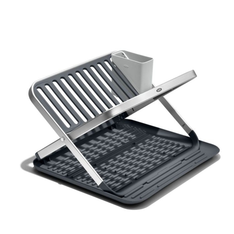 Aluminum Fold Flat Dish Rack 13322800
