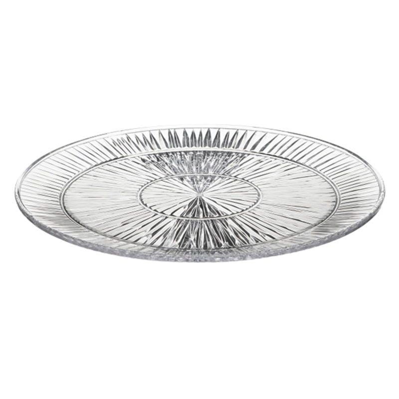 Clear Plastic Starburst Serving Tray 83300