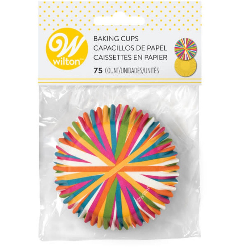 75-Count Color Wheel Baking Cups 191006466
