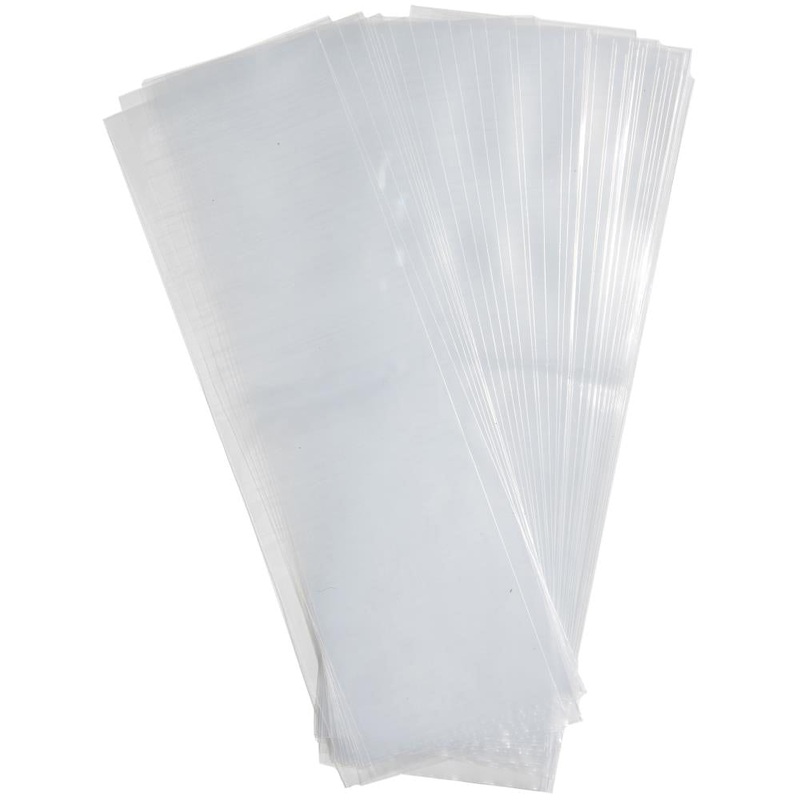 Clear Treat Bags 50-Count 3 x 10  inches 40000908