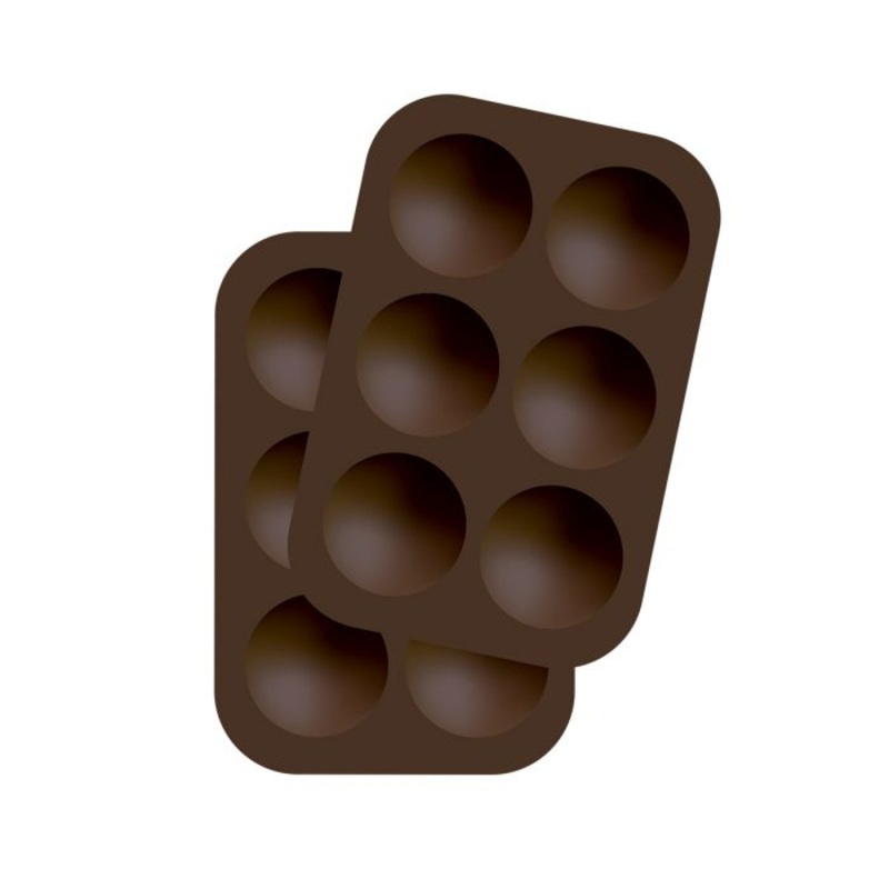 Hot Cocoa Bomb Molds, Set of Two 43906