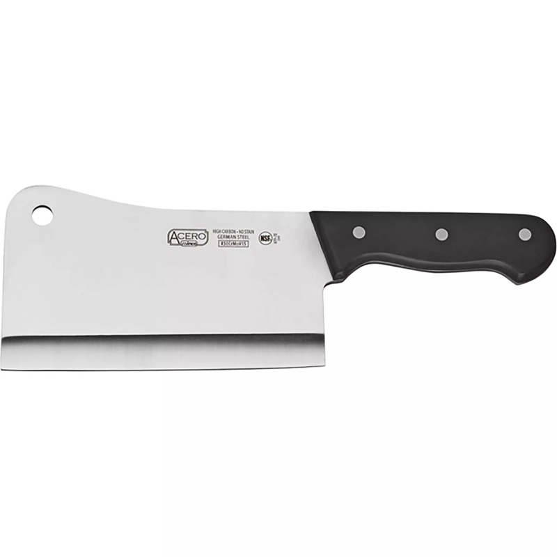 Winco Acero 7" Cleaver With Hanging Hole