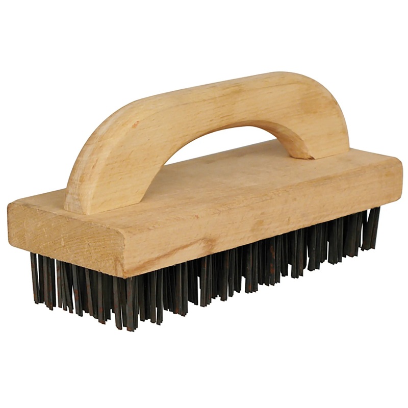 Winco Butcher Block Brush With Steel Bristles