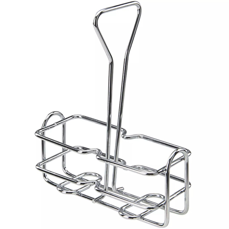 Winco Chrome-Plated Cruet Rack For 6 Oz Oil/Vinegar Bottles