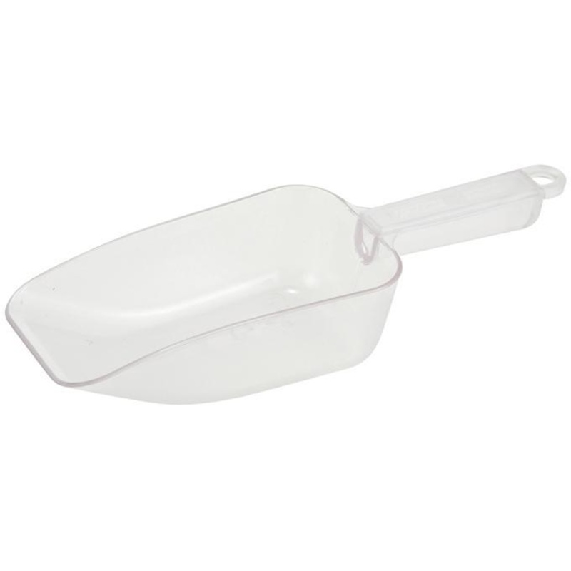 Winco Clear Polycarbonate Scoop - Various Sizes