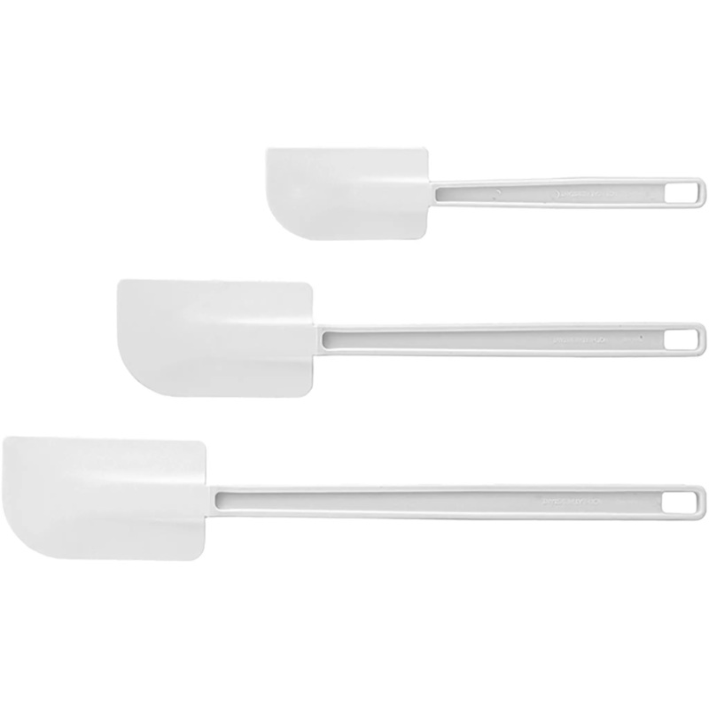 Winco Flat Blade Plastic Spatula Scraper - Various Sizes