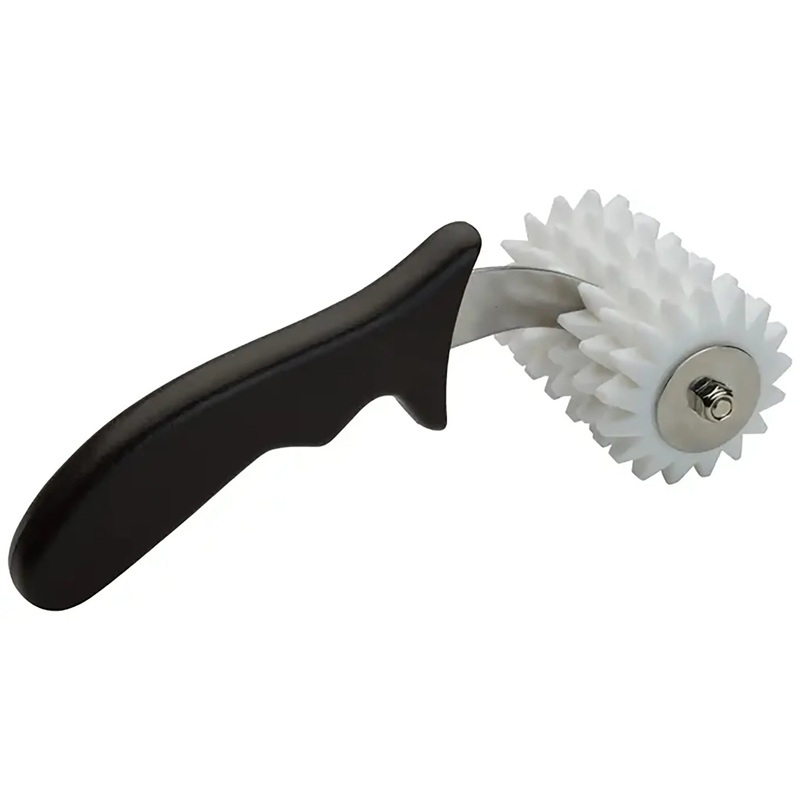 Winco Plastic Dough Roller Docker - 4" Wide