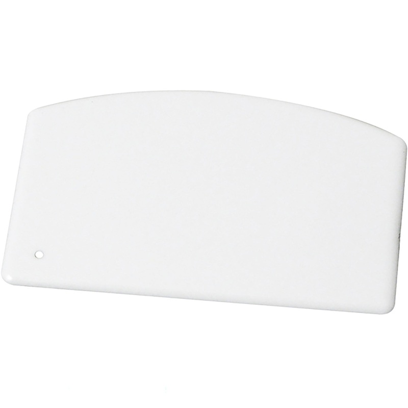 Winco Small Plastic Dough Scrapers (Pack of 12)